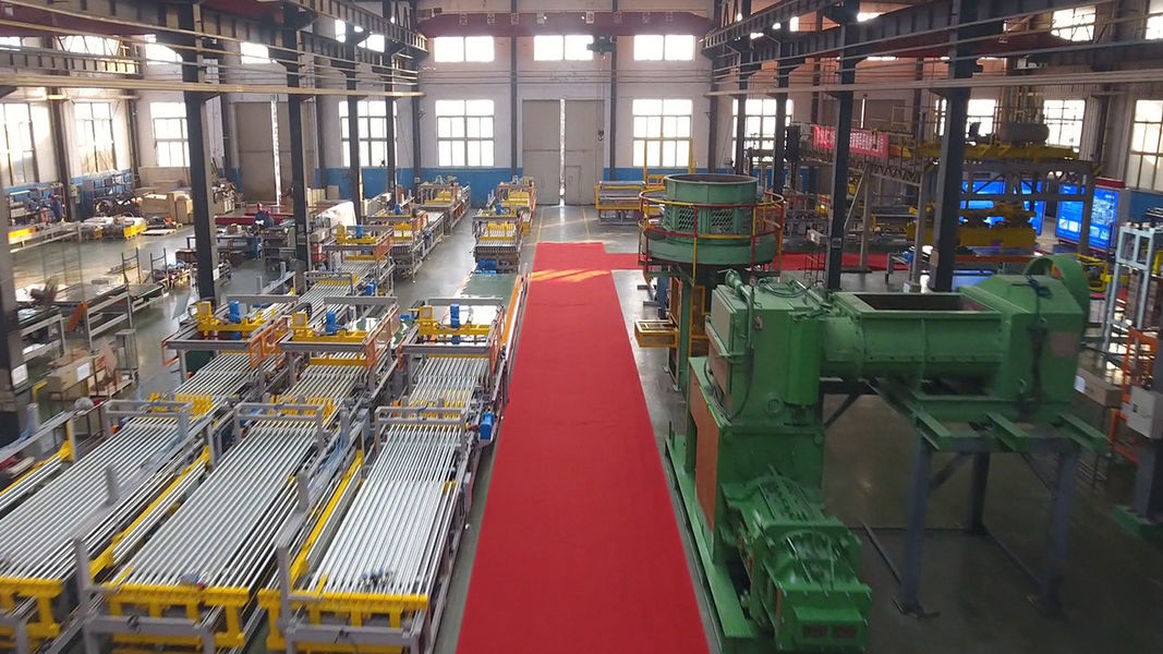 Xi'an Brictec Engineering Co., Ltd. línea de producción del fabricante