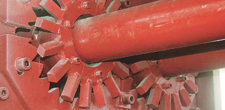Maquinaria de fabricación de ladrillos Extrusora de vacío de doble etapa a escala media para ladrillos y baldosas de arcilla 6