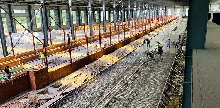 Horno de túnel para la cocción de ladrillos y cerámicas y azulejos con control automático de la temperatura y alta eficiencia térmica 1