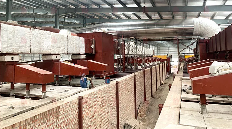 Horno de túnel para la cocción de ladrillos y cerámicas y azulejos con control automático de la temperatura y alta eficiencia térmica 5