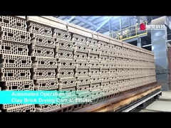 Máquina de carretas de secado en el proceso de fabricación de ladrillos